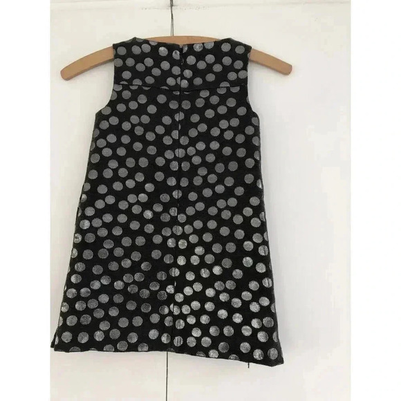 Crewcuts Metallic Jacquard Dotted Shift Dress - Picture 5 of 6